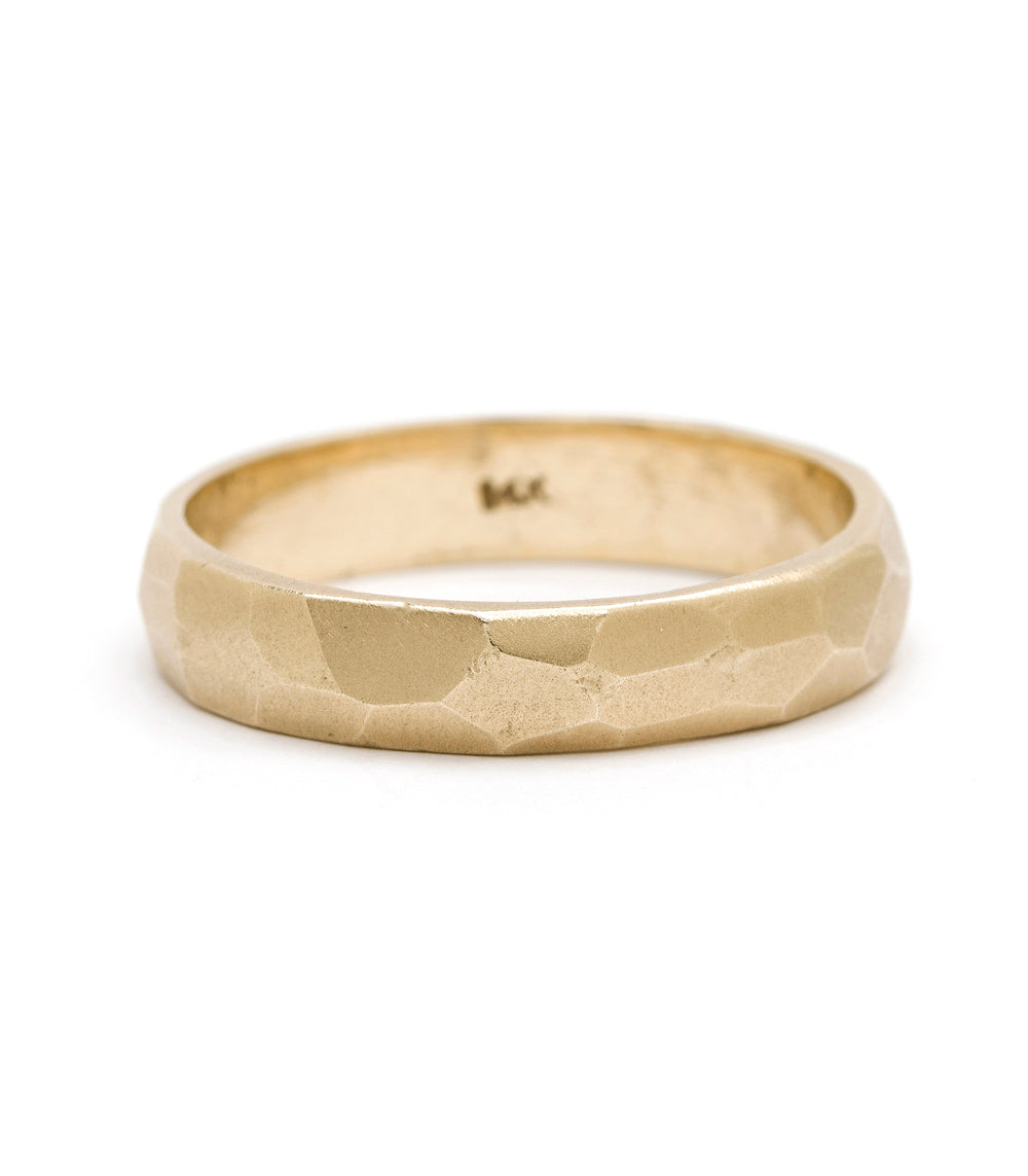 Faceted Wedding Band – Sofia Kaman