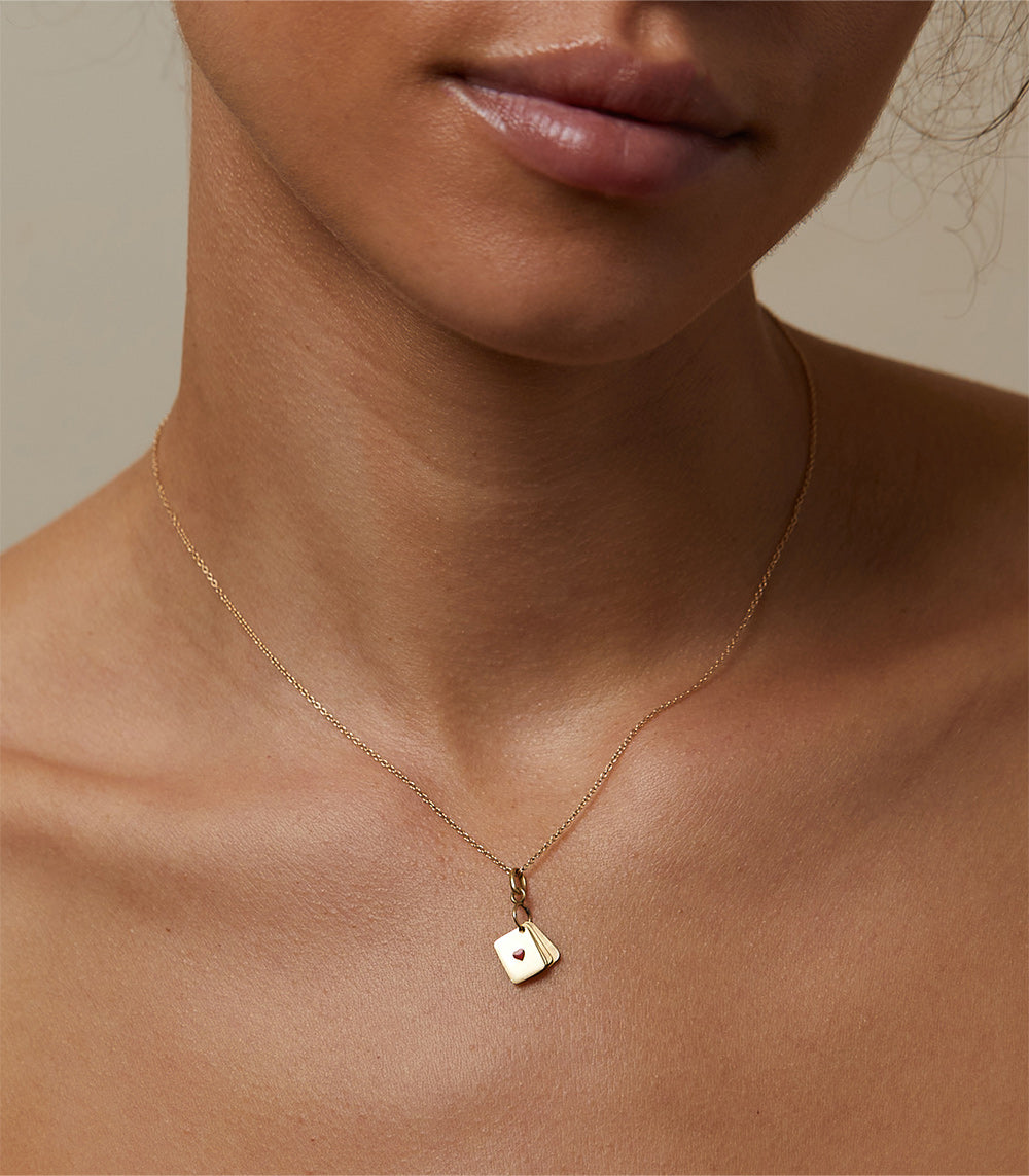 Aces High Playing Card Charm