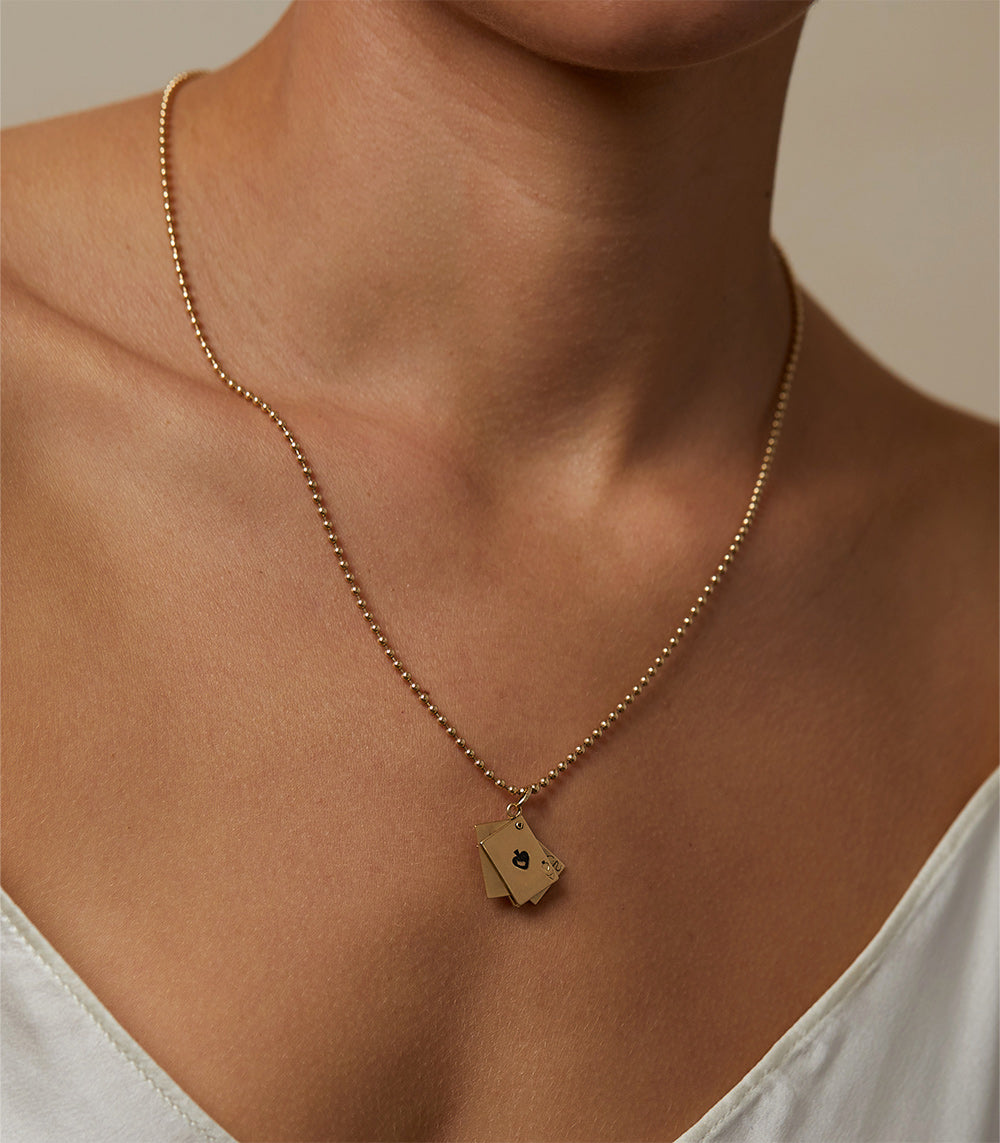 Aces High Playing Card Charm