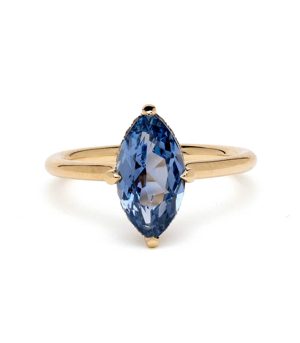 Blue Sapphire Engagement Ring