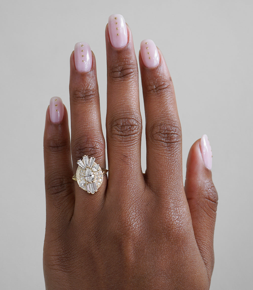 Boho Engagement Ring
