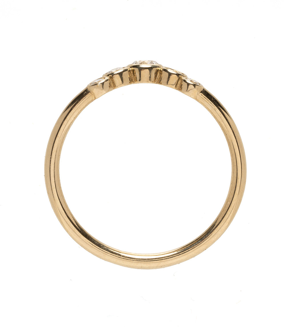 Boho Wedding Band For Unique Engagement Rings