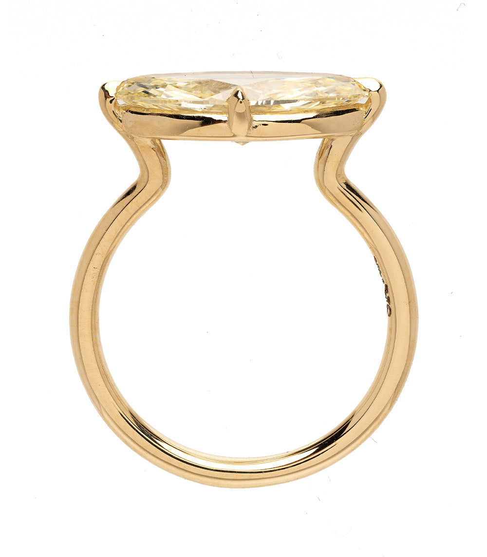 Champagne Diamond Engement Ring