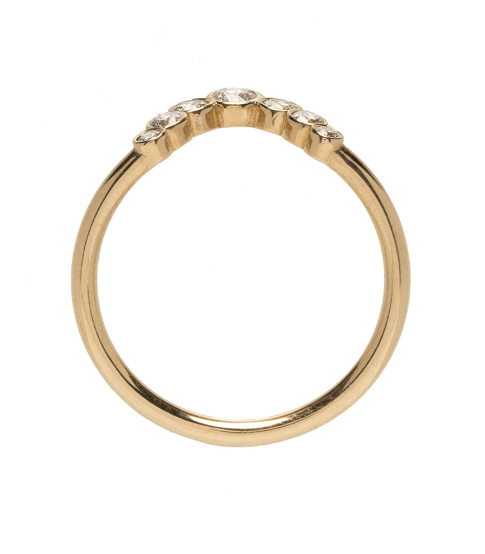 Diamond Stacking Wedding Band For Unique Engagement Rings