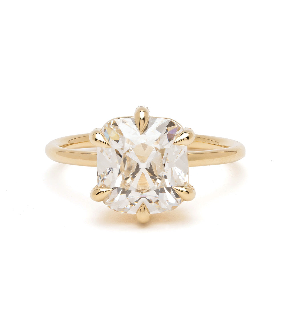 Ella Unique Old Mine Cushion Diamond Ring 1
