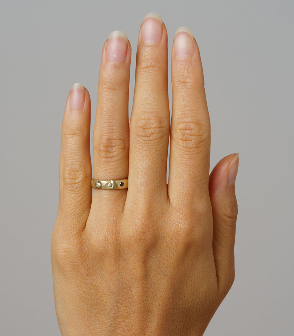 Gender Neutral Wedding Band For Unique Engagement Rings