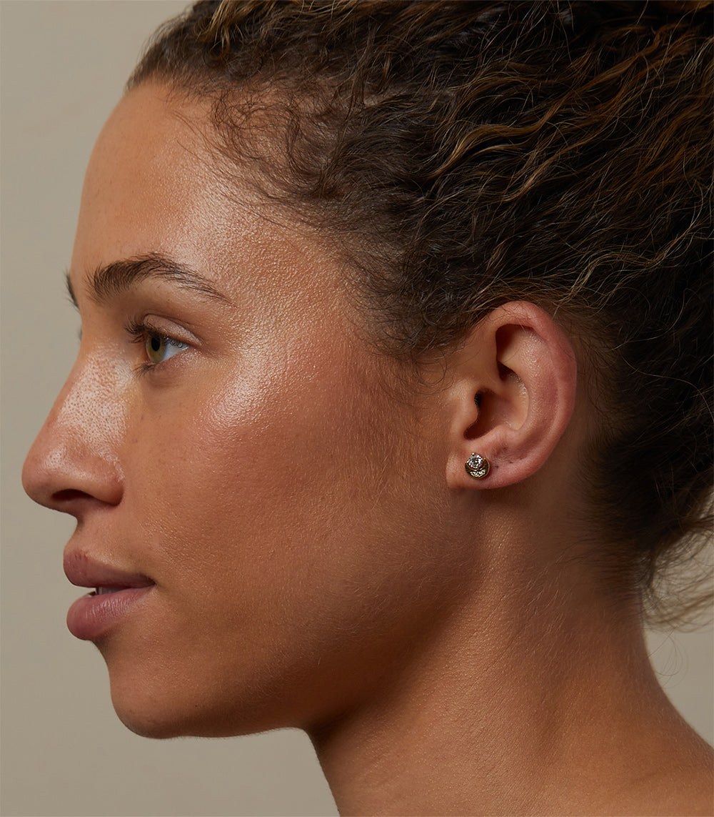 Gold And Diamond Earrings For Wedding