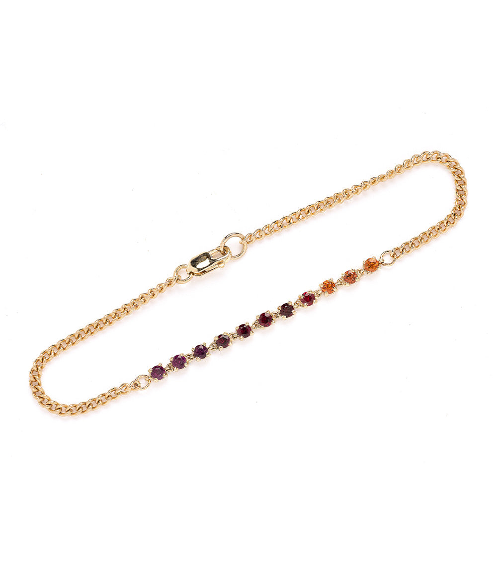 Gold Bracelet With Sapphires