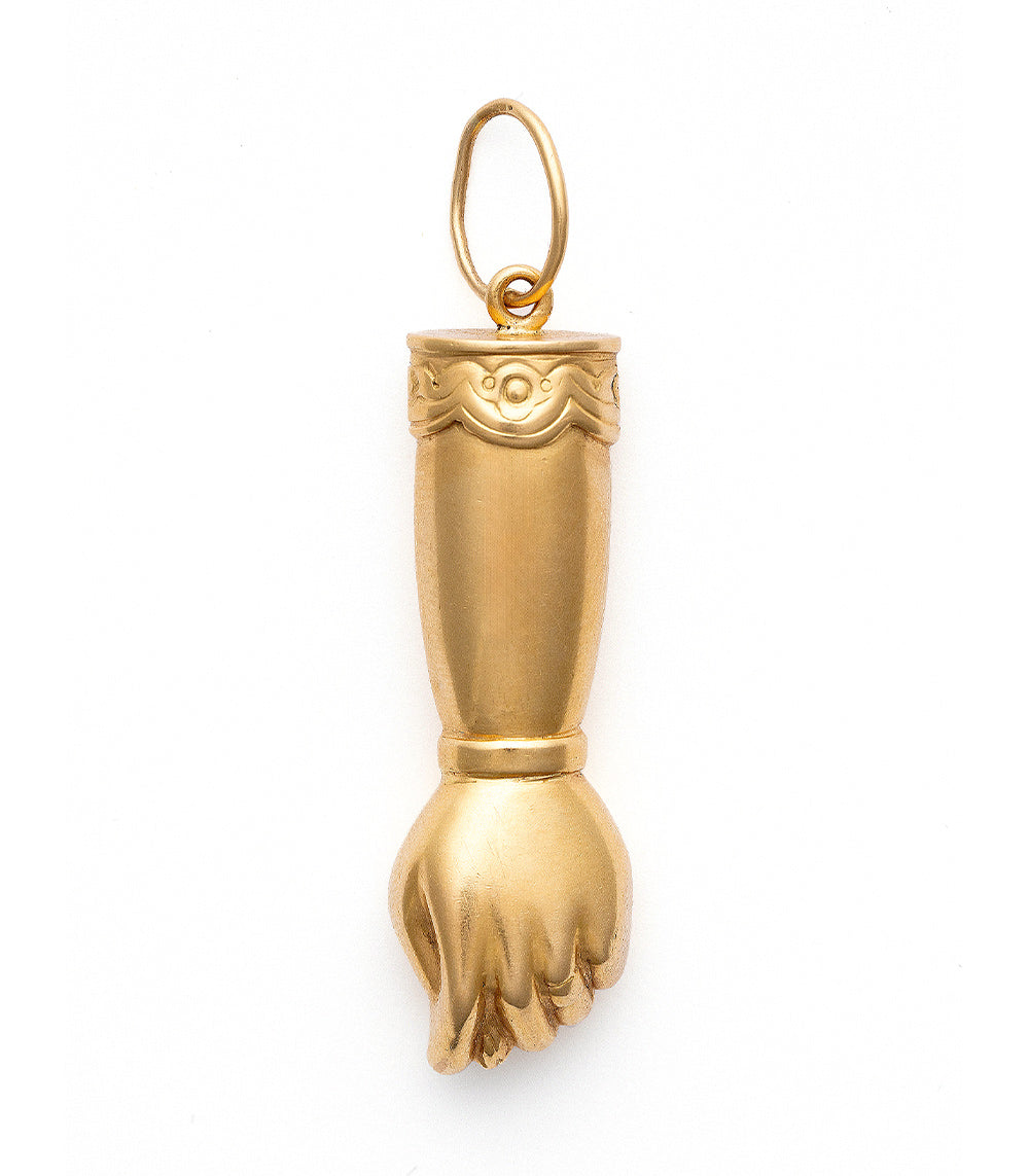 Gold Hand Charm Holder