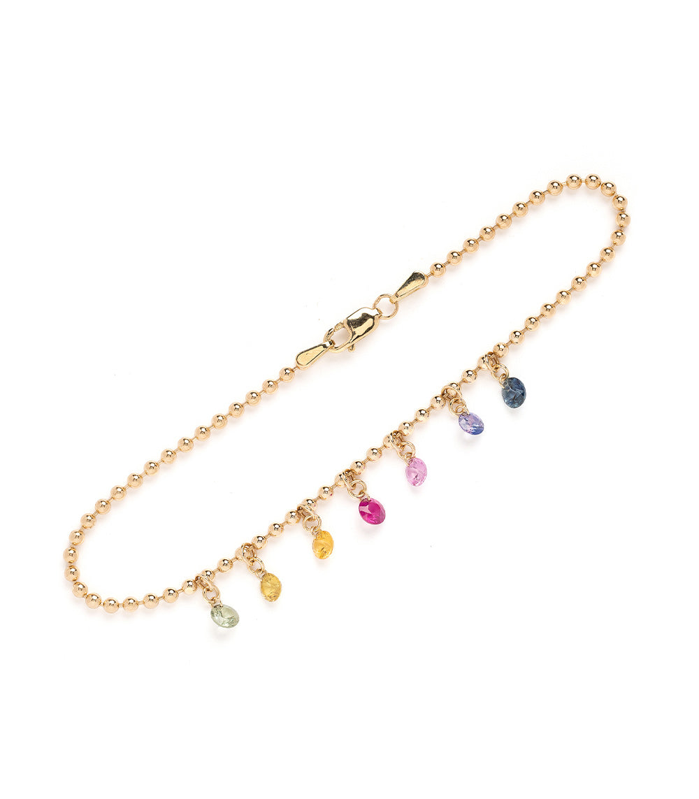 Gold Sapphire Bracelet