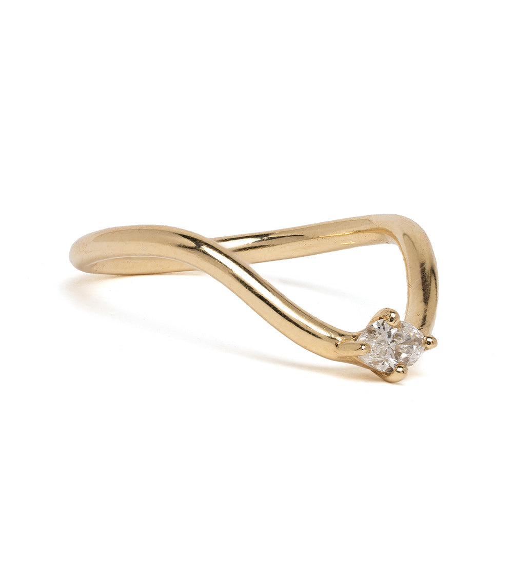 Nesting Band For Unique Engagement Rings