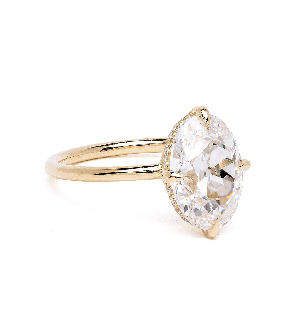 Oval Diamond Engagement Ring
