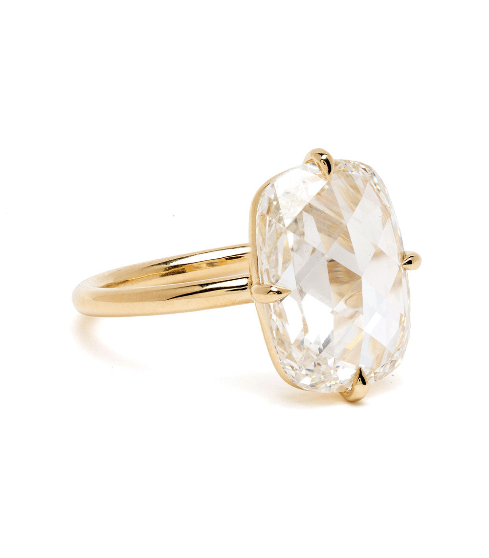 Rose Cut Cushion Diamond Ring 2