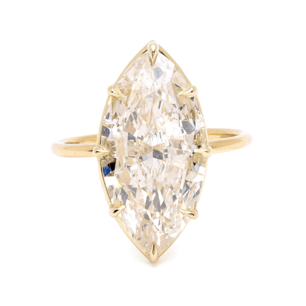 Unique Marquise Natural Diamond Engagement Ring Sk R117 Nd Mq 5.00 V1