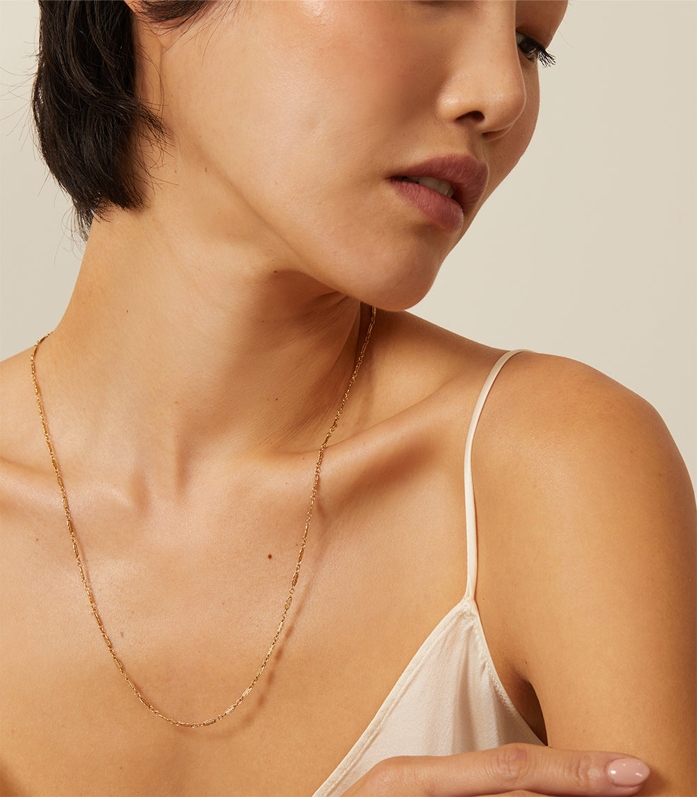 Vintage Gold Chain For 2 Carat Diamond Ring