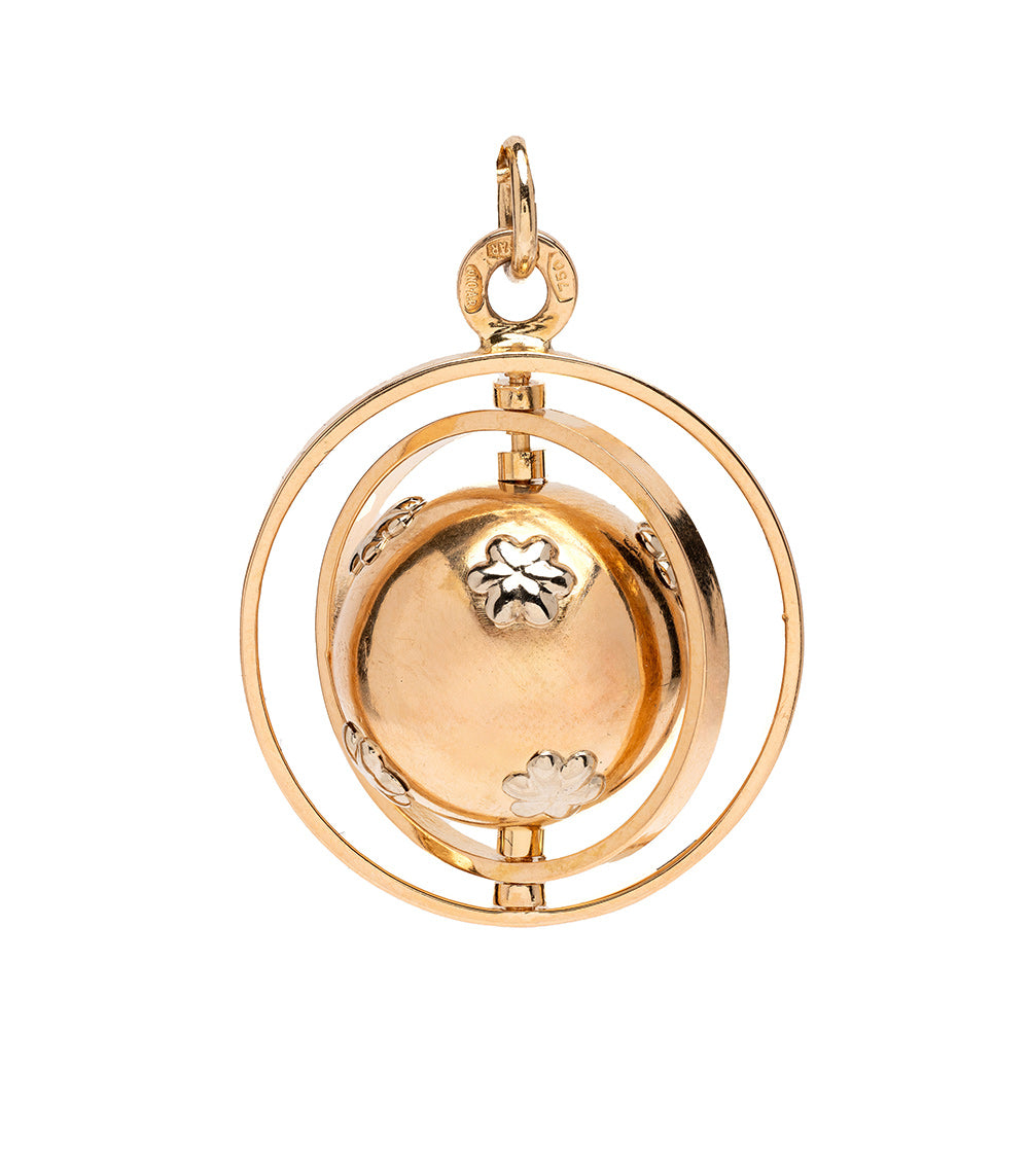 Vintage Gold Orb Charm