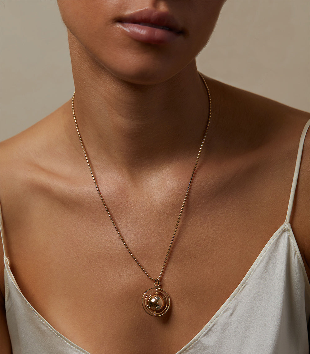 Vintage Gold Orb Charm