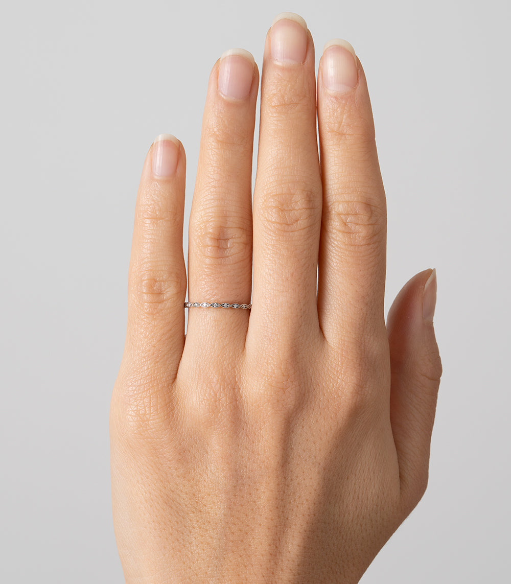 Wedding Band For Unique Engagement Ring