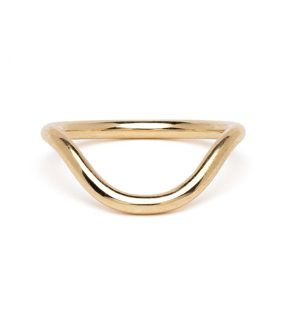 14k Gold Nesting Band For Unique Engagement Rings