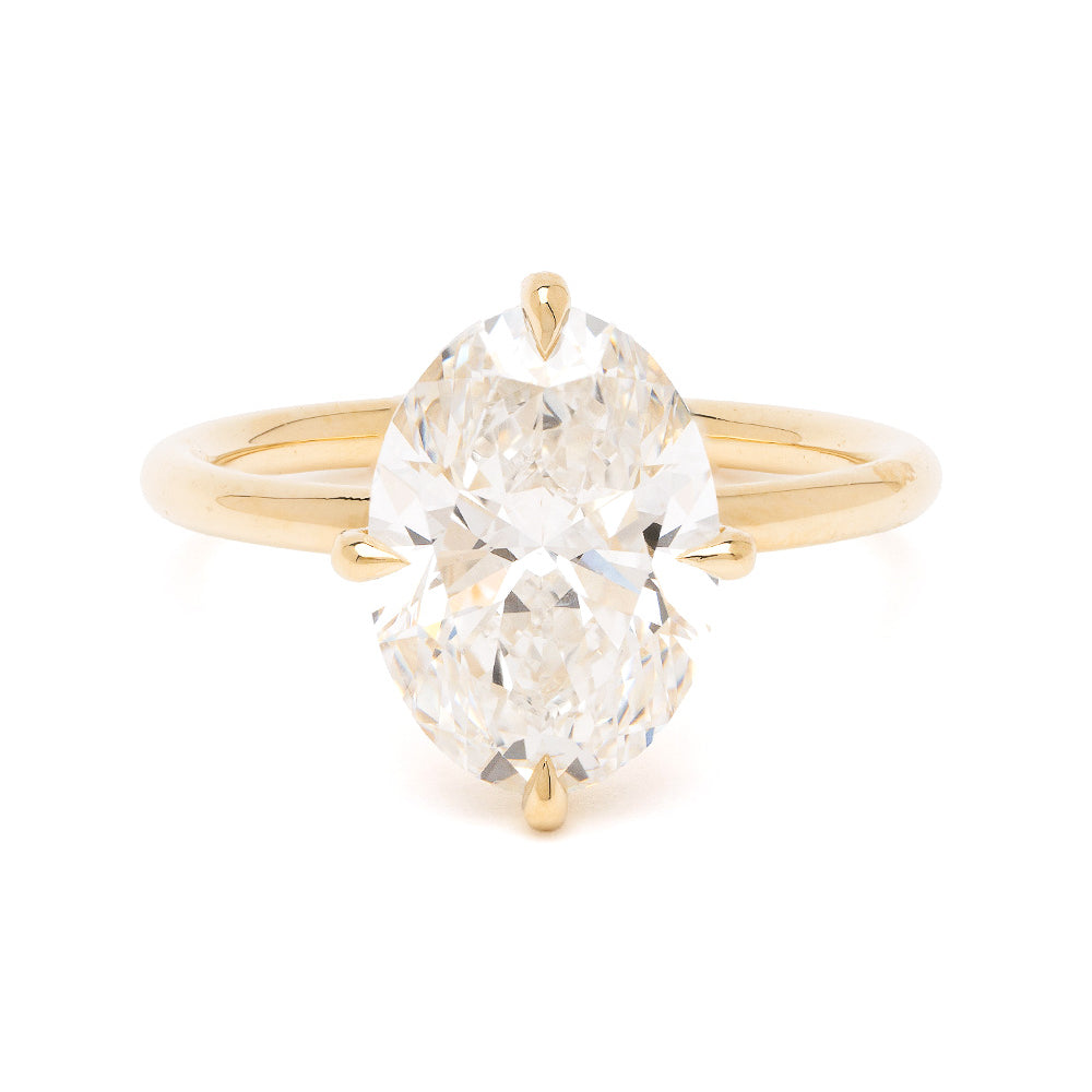 3 Carat Timeless Oval Diamond Ring Lab Grown 1