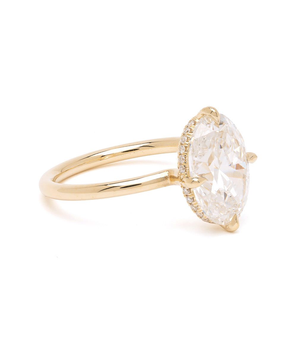 3 Carat Timeless Oval Diamond Ring Lab Grown 2