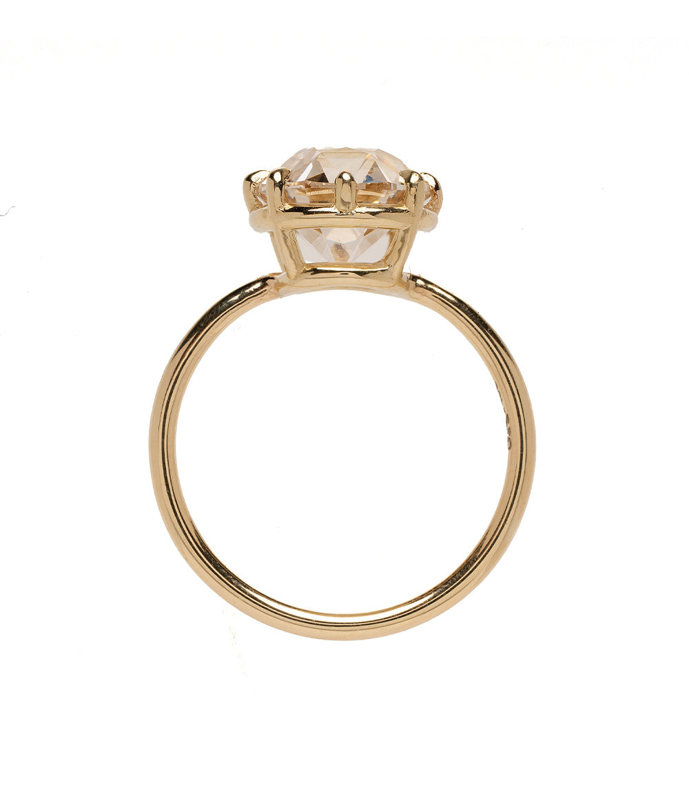 Gigi Champagne Old Mine Cut Diamond Engagement Ring – Sofia Kaman