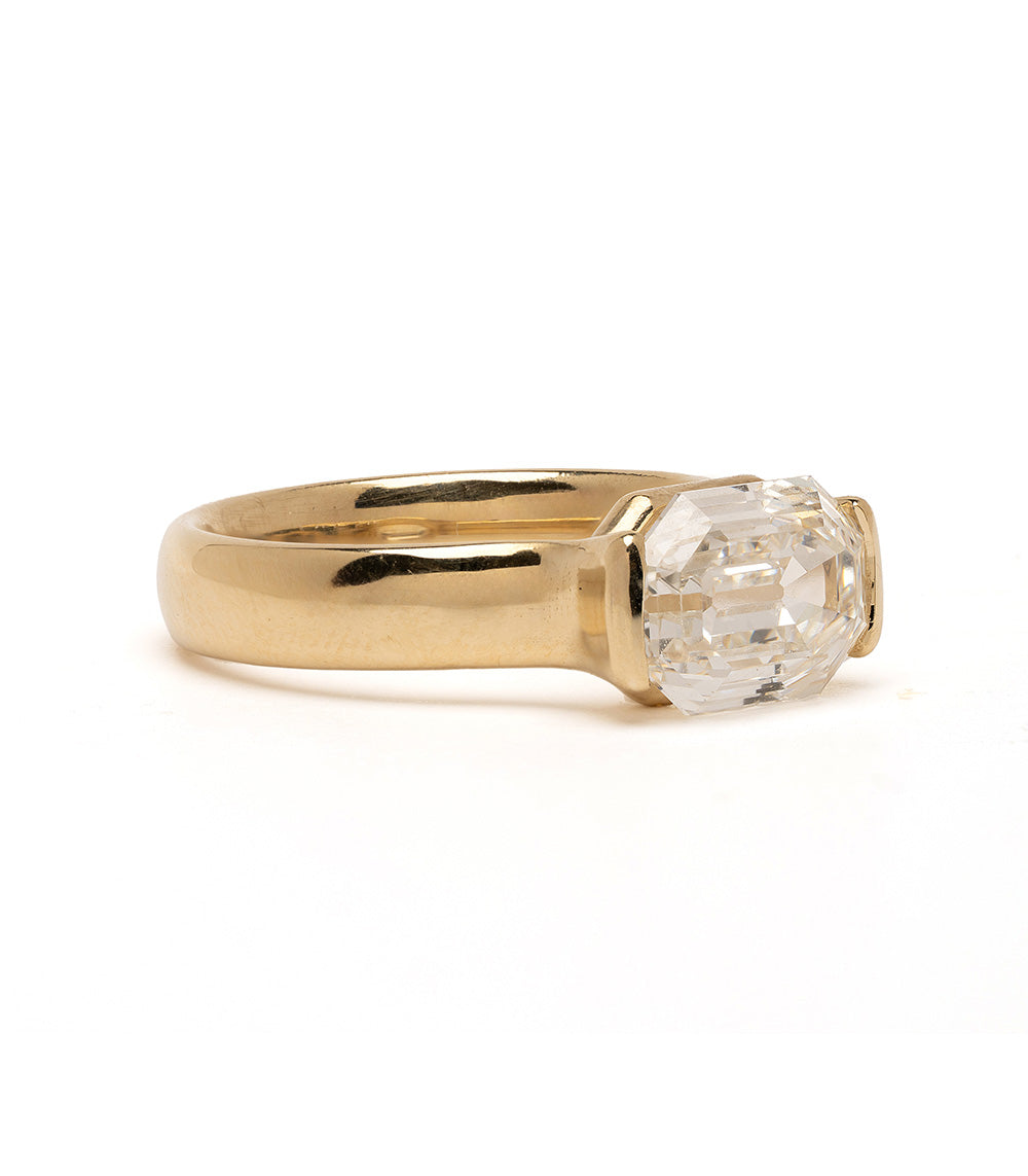 8.28 Lab Drop Bardot Emerald Cut 2