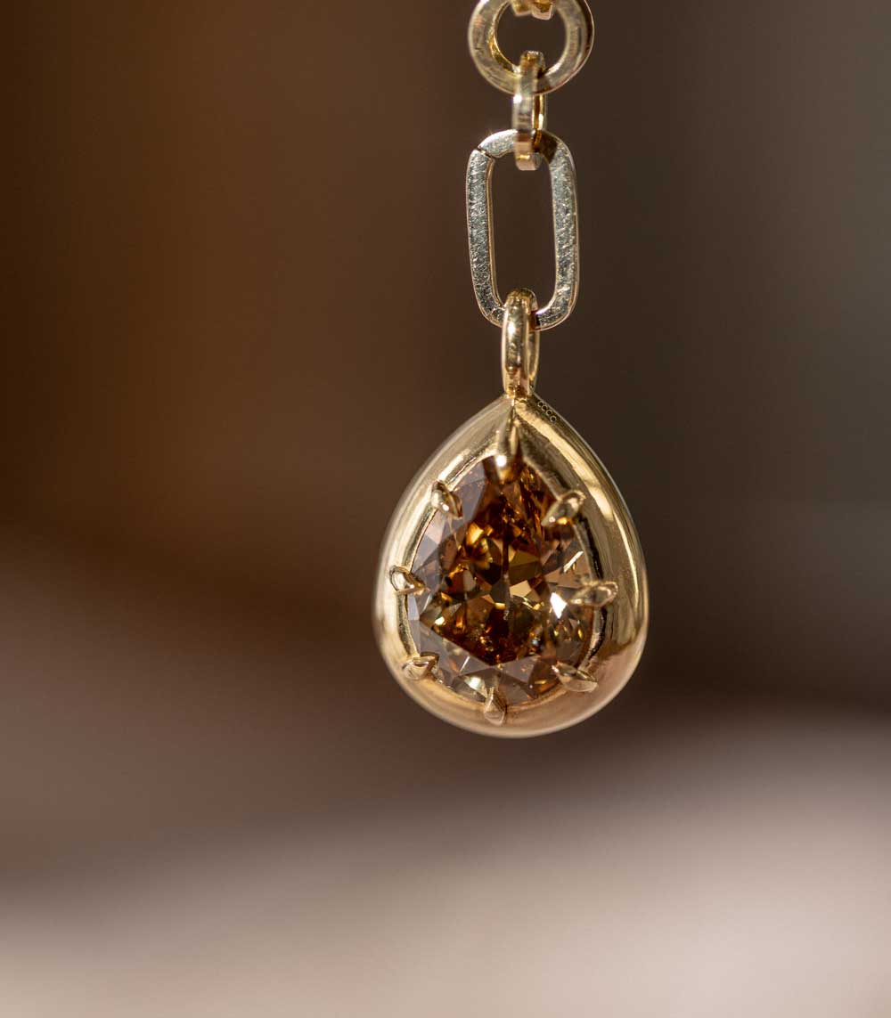 Cora Pendant 7ct Diamond Pendant