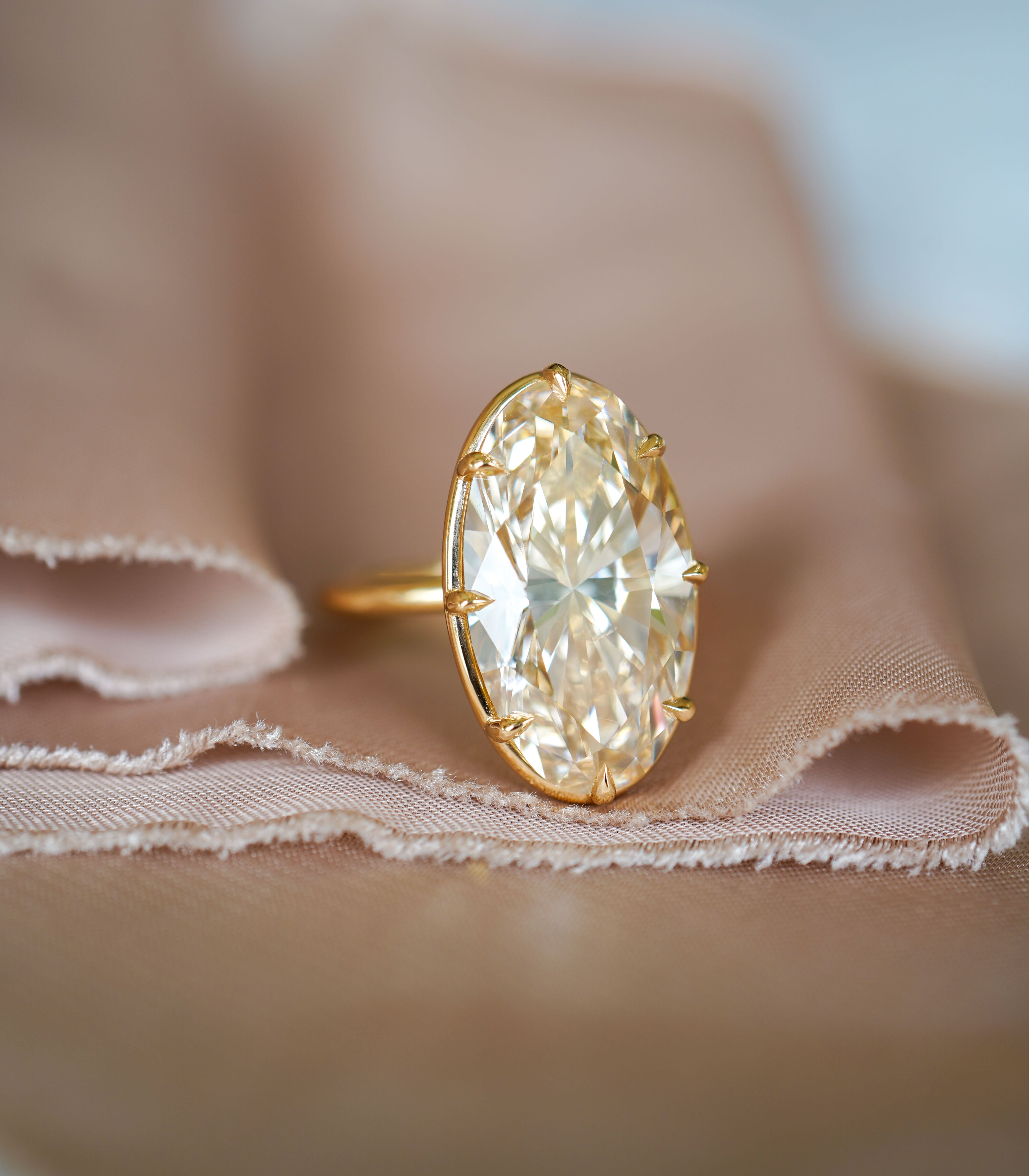 Claudette Stone Engagement Ring – Sofia Kaman - Main Image