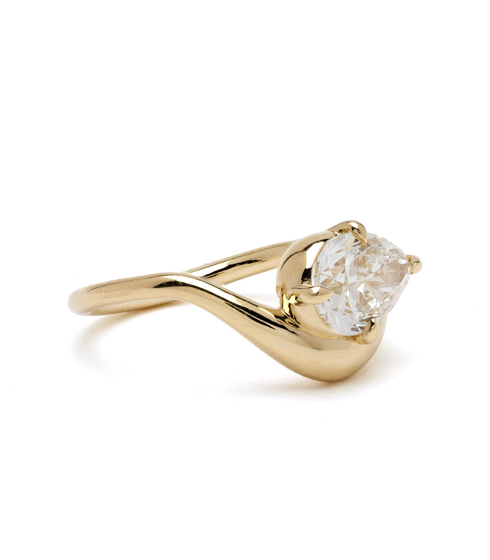 Mini Melt Diamond Pinky Ring 2