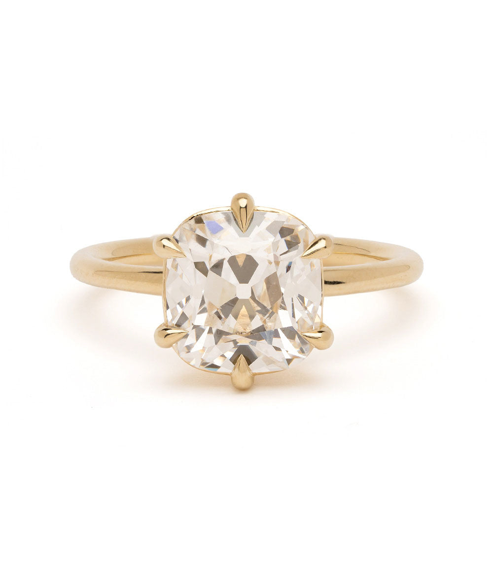 Antique Cushion Cut Diamond Engagement Ring 1
