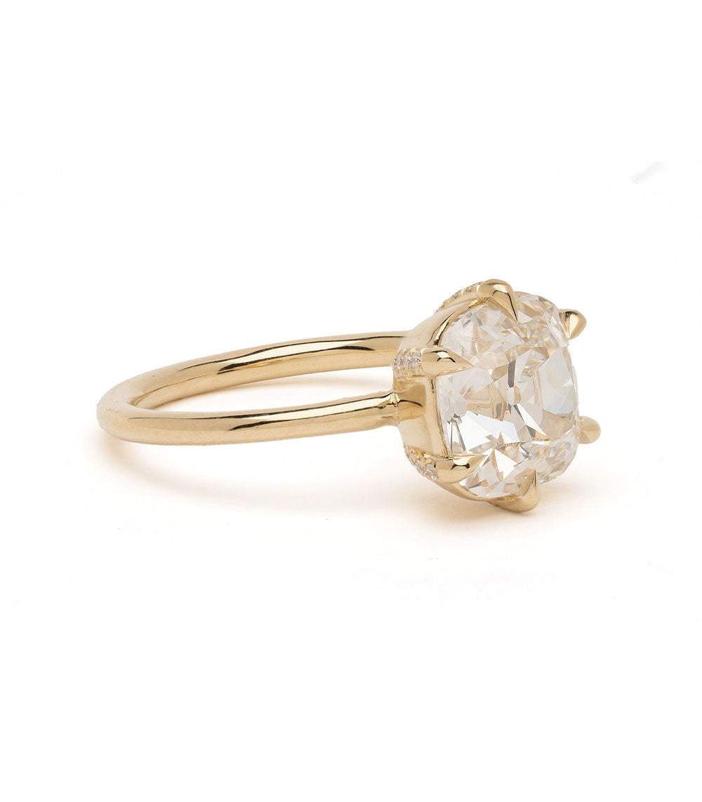 Antique Cushion Cut Diamond Engagement Ring 2