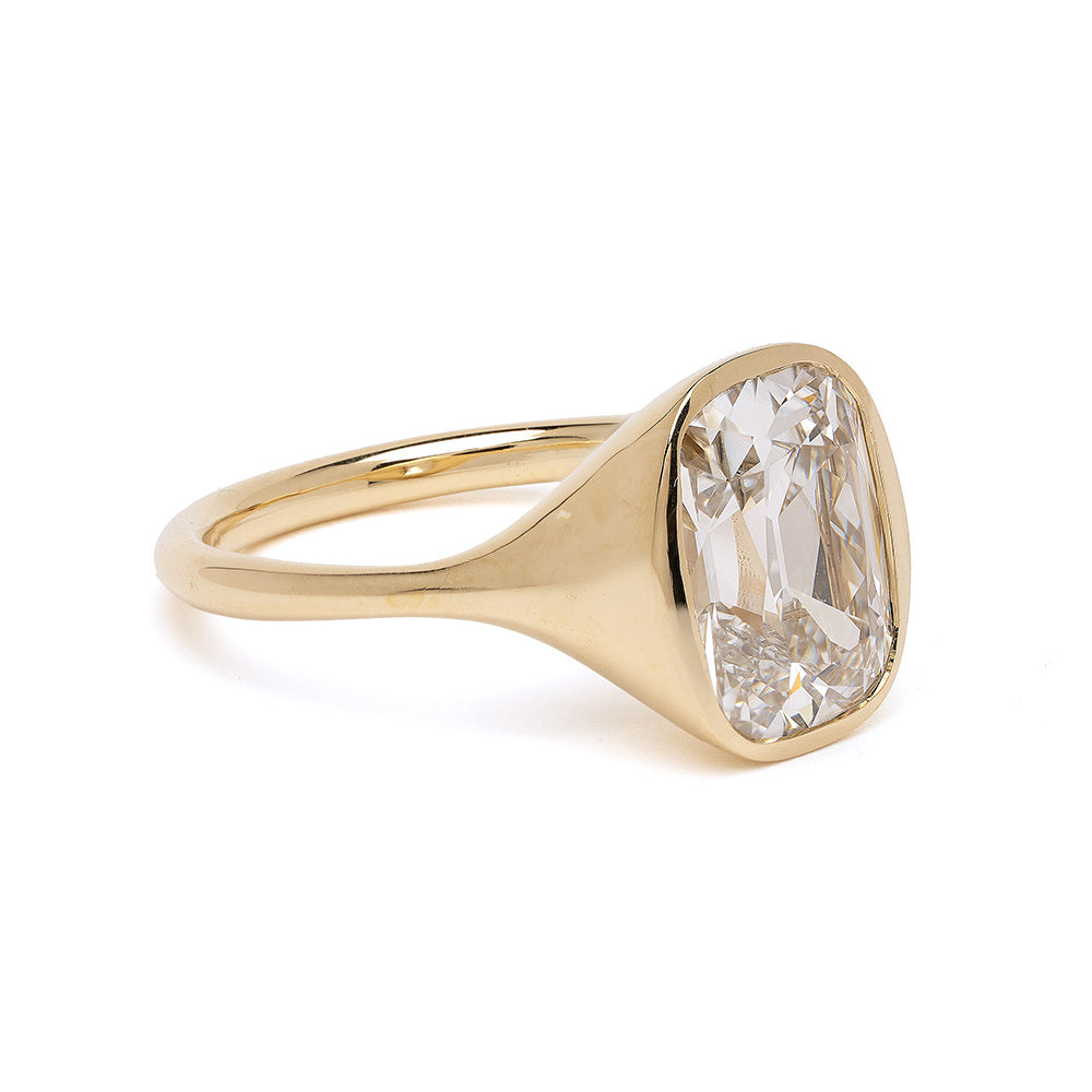 Antique Cut Diamond Engagement Ring