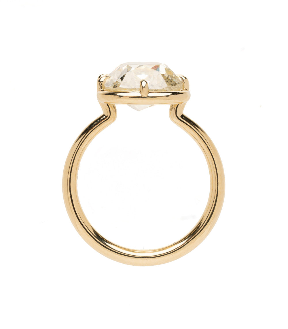 Antique Gold Mine Champagne Green Natural Diamond 3