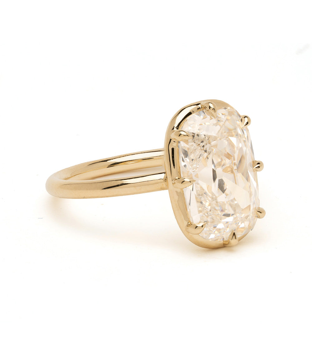 Antique Inspired Modern Cushion Engagement Ring 2