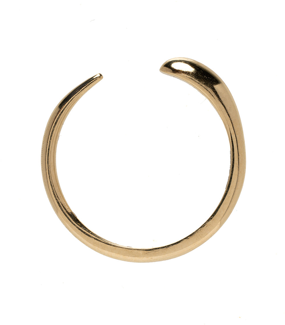 Asymetric Gold Wedding Band