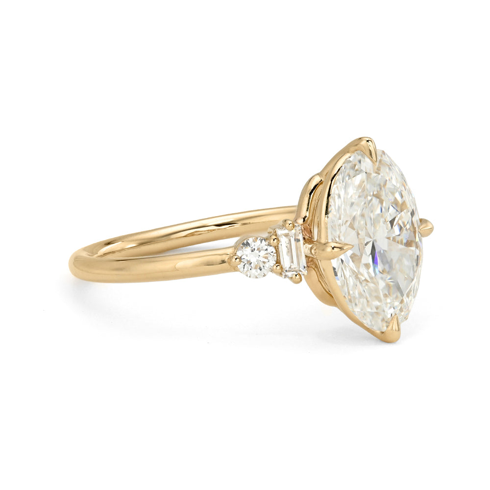 Boho Diamond Unique Engagement Rings