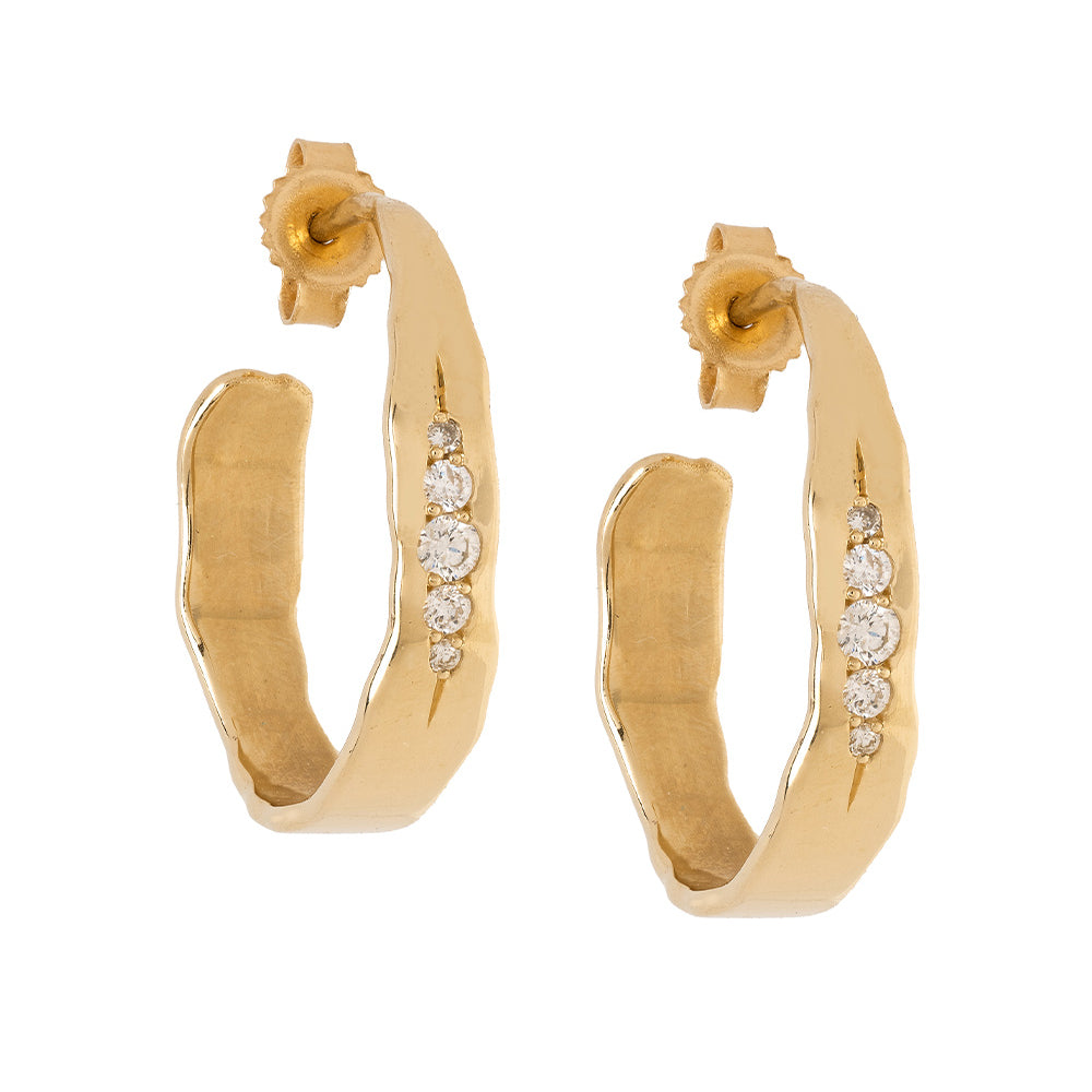 Diamond Hoop Earrings For Wedding Bands For Women