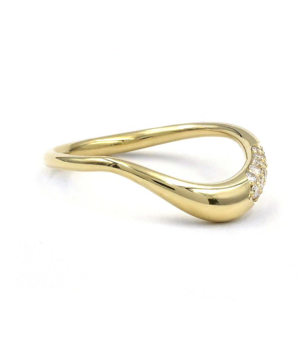 Diamond Nesting Band For Unique Engagement Rings