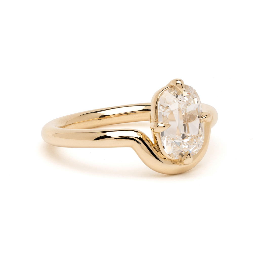 Diamond Pinky Ring