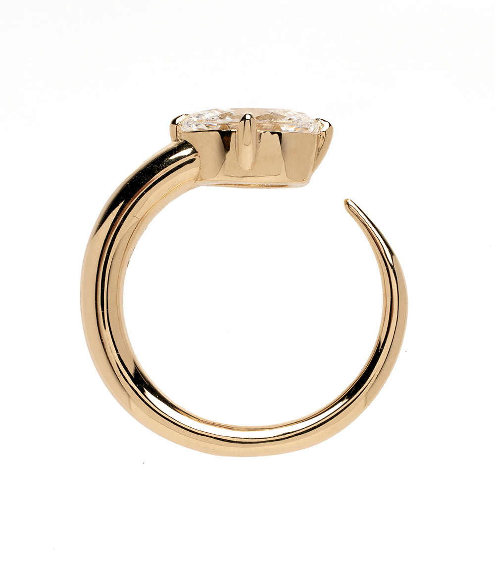 Diamond Pinky Ring