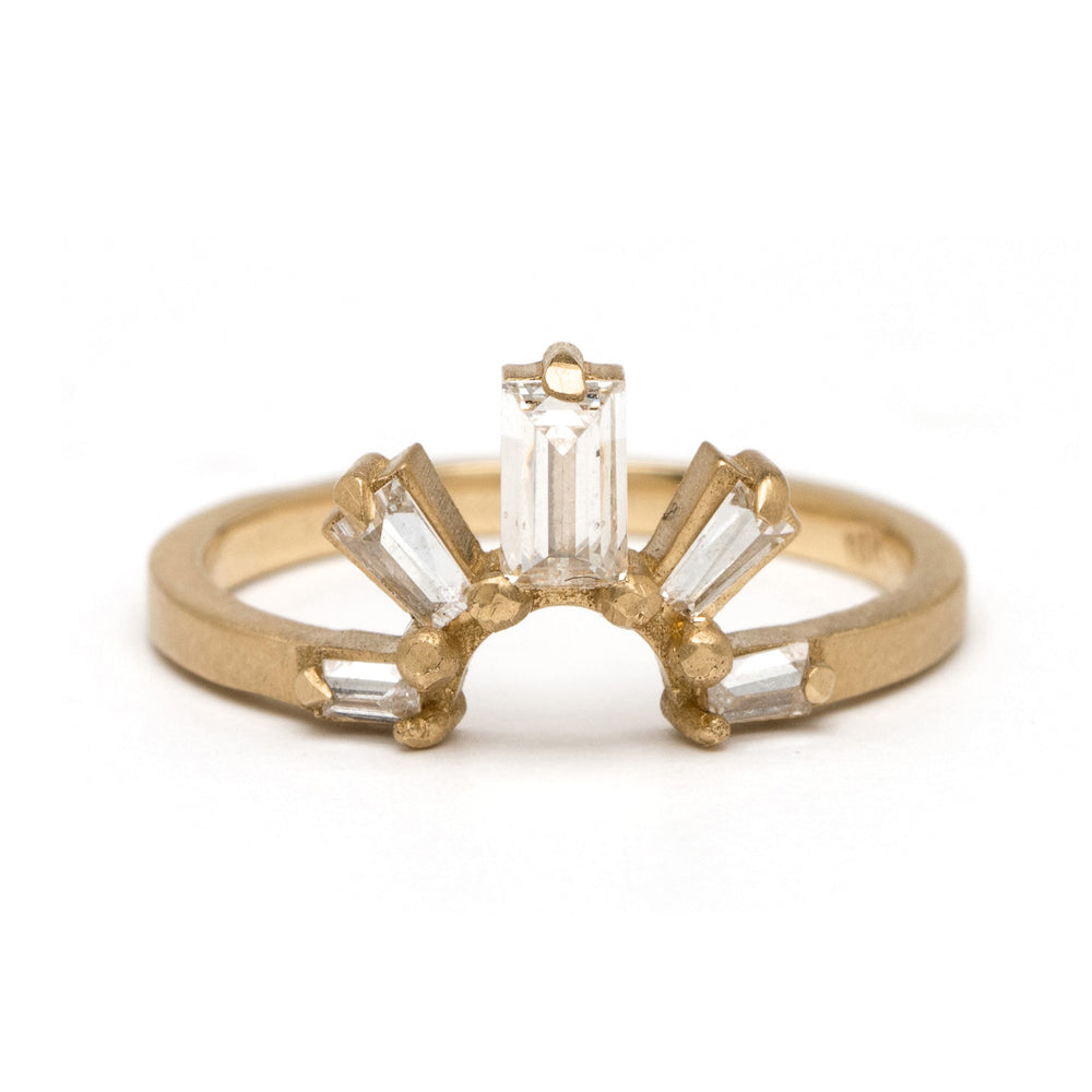 Diamond Sunrise Ring