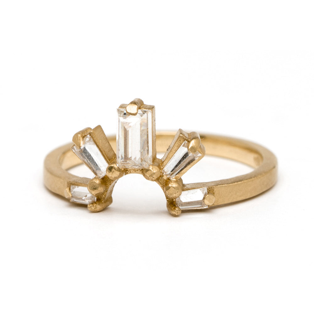 Diamond Sunrise Ring