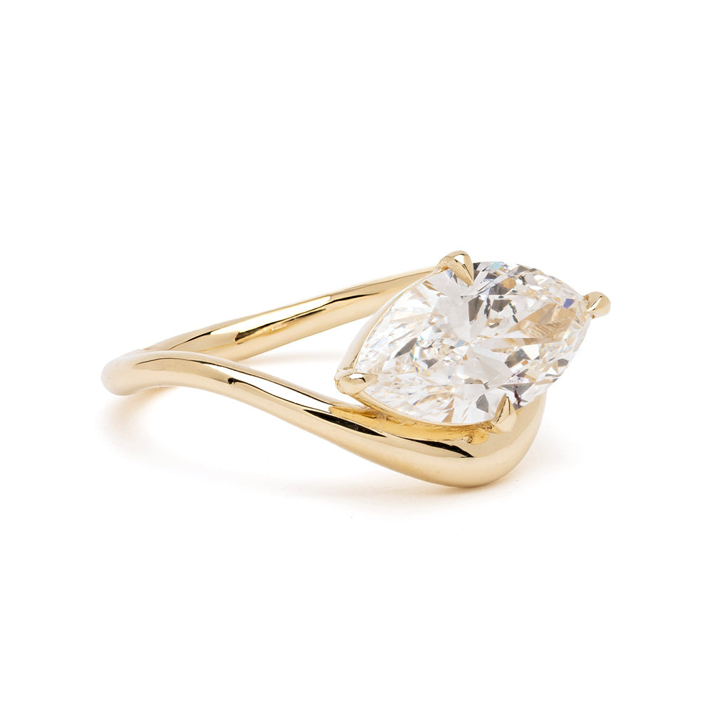 East West Marquise Diamond Ring Melt 2
