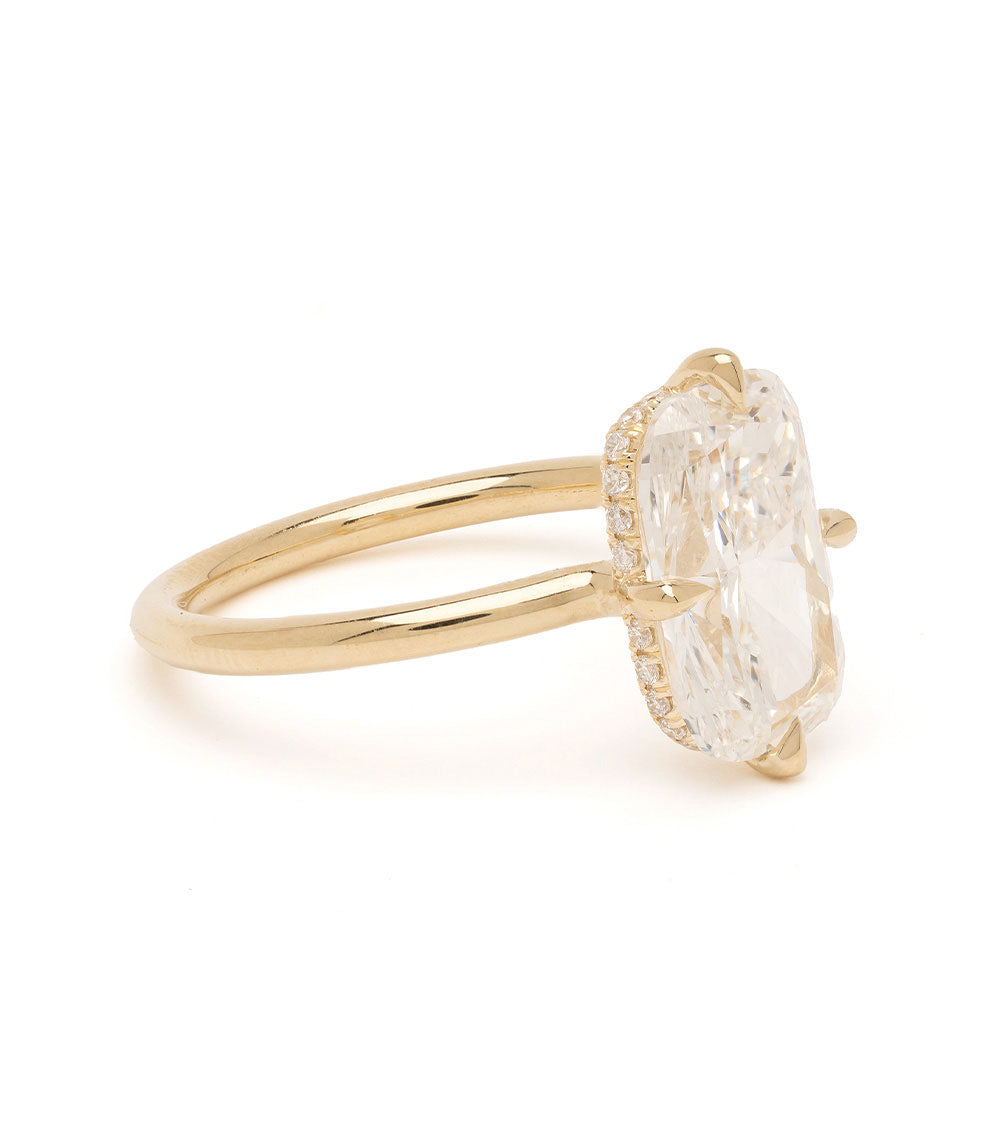 Elongated Brilliant Cushion Lab Diamond Ring 2