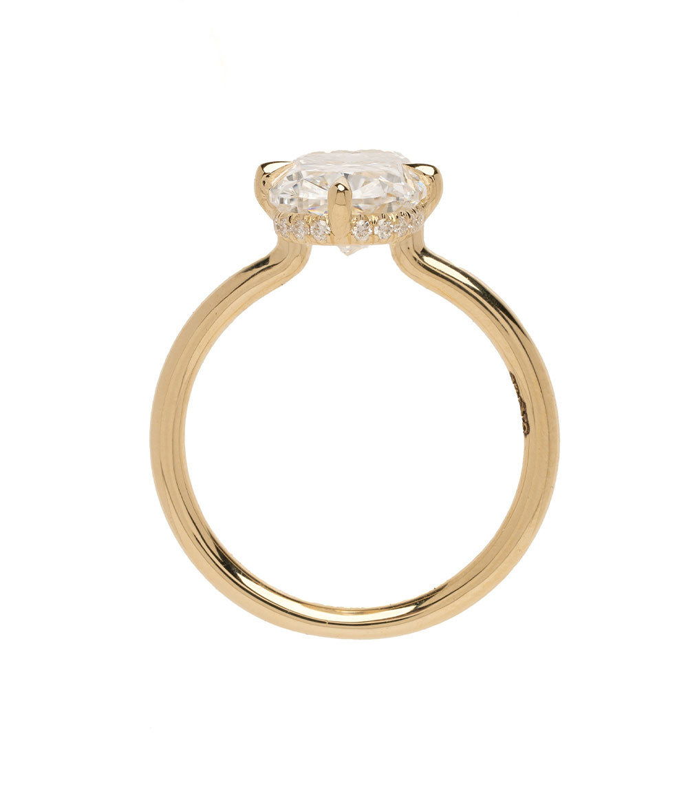 Elongated Brilliant Cushion Lab Diamond Ring 3
