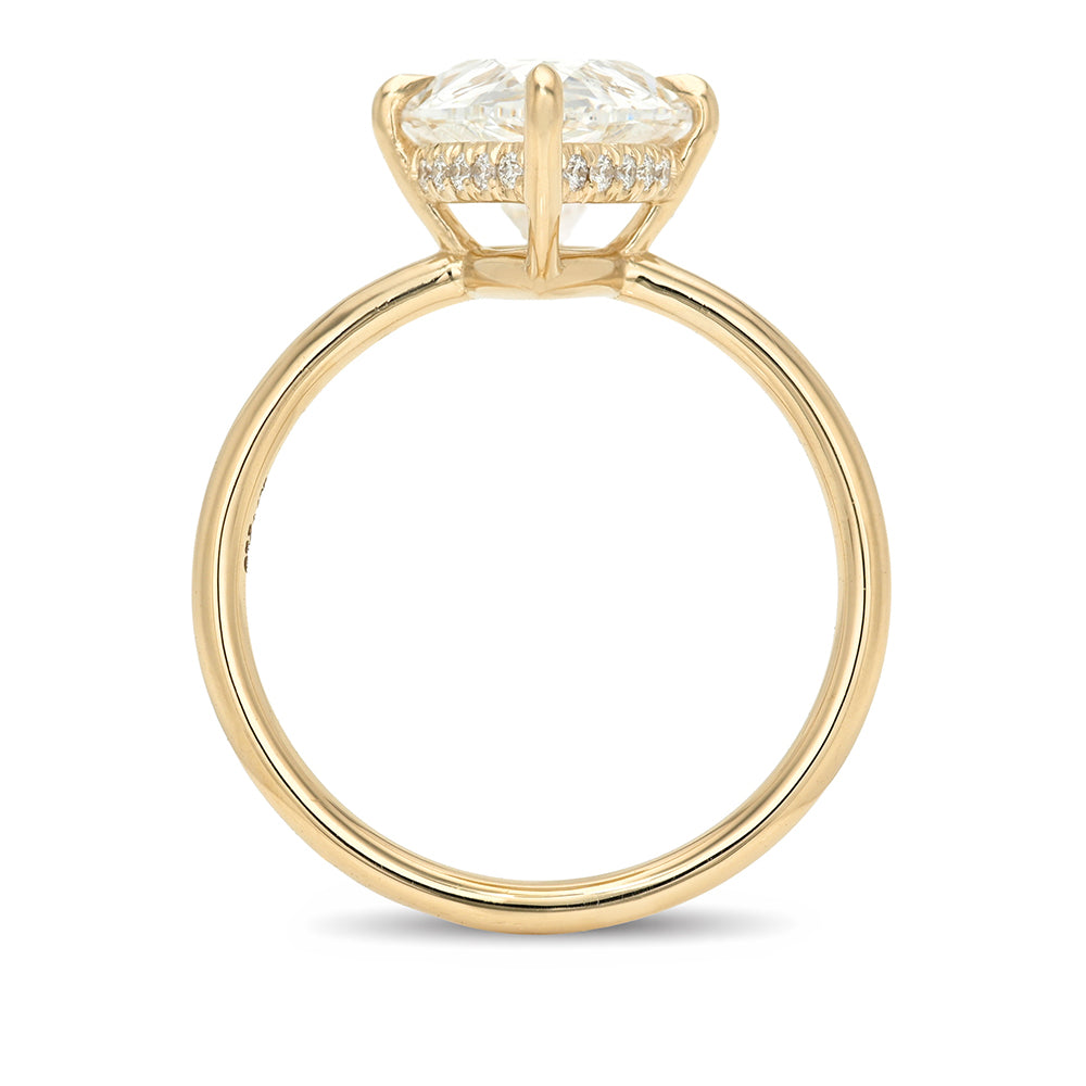 Gold And Diamond Unique Engagement Rings