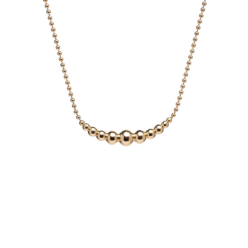 Gold Ball Necklace