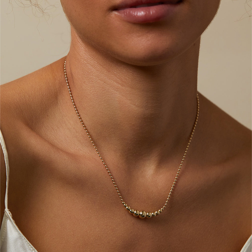 Gold Bubble Necklace