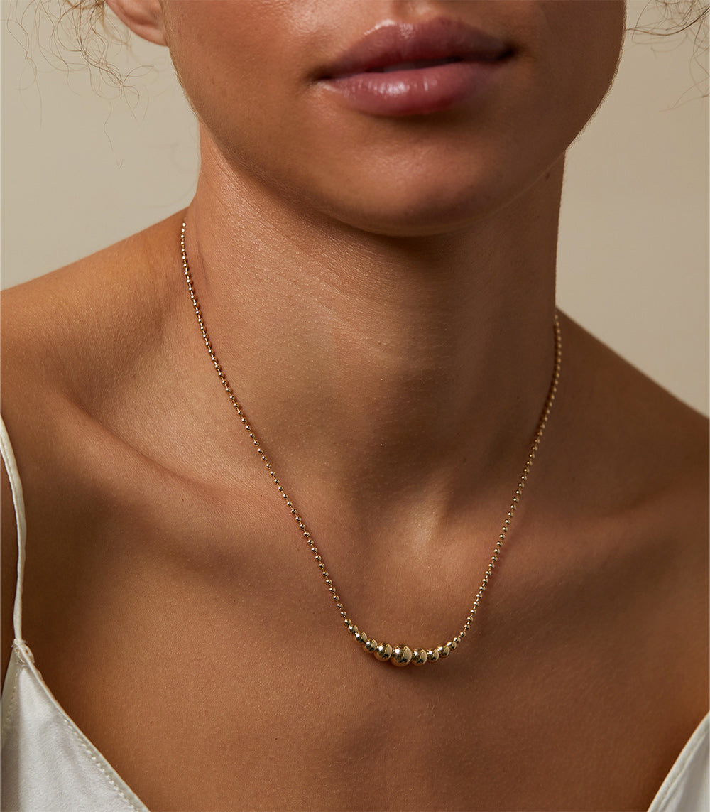 Gold Bubble Necklace